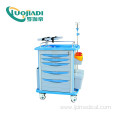 Hospital Medical Equipment Emergency Trolley with Drawers